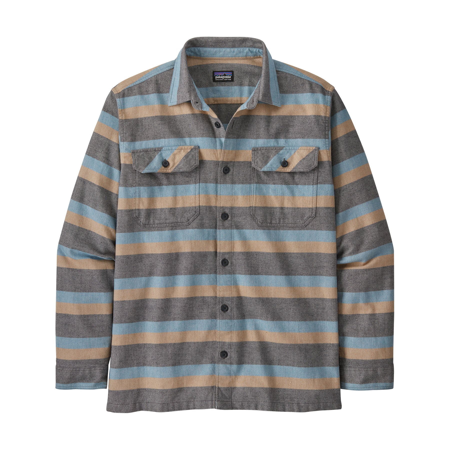 Men's Long-Sleeved Organic Cotton Midweight Fjord Flannel Shirt