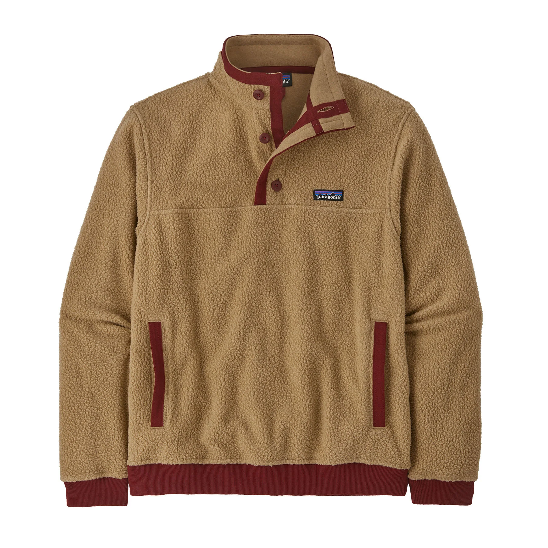 Men's Shearling Button Pullover