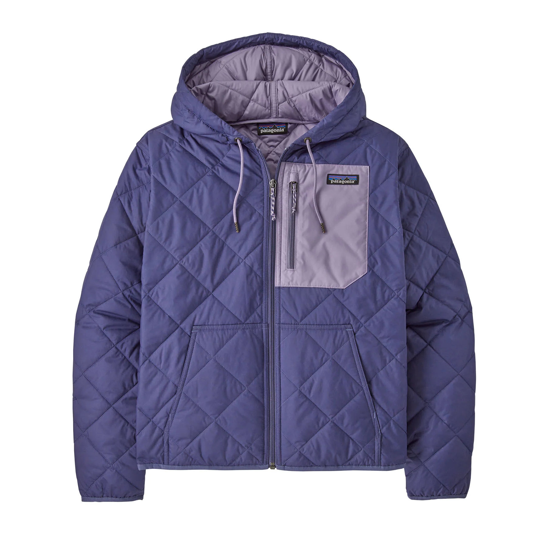 Women's Diamond Quilted Bomber Hoody