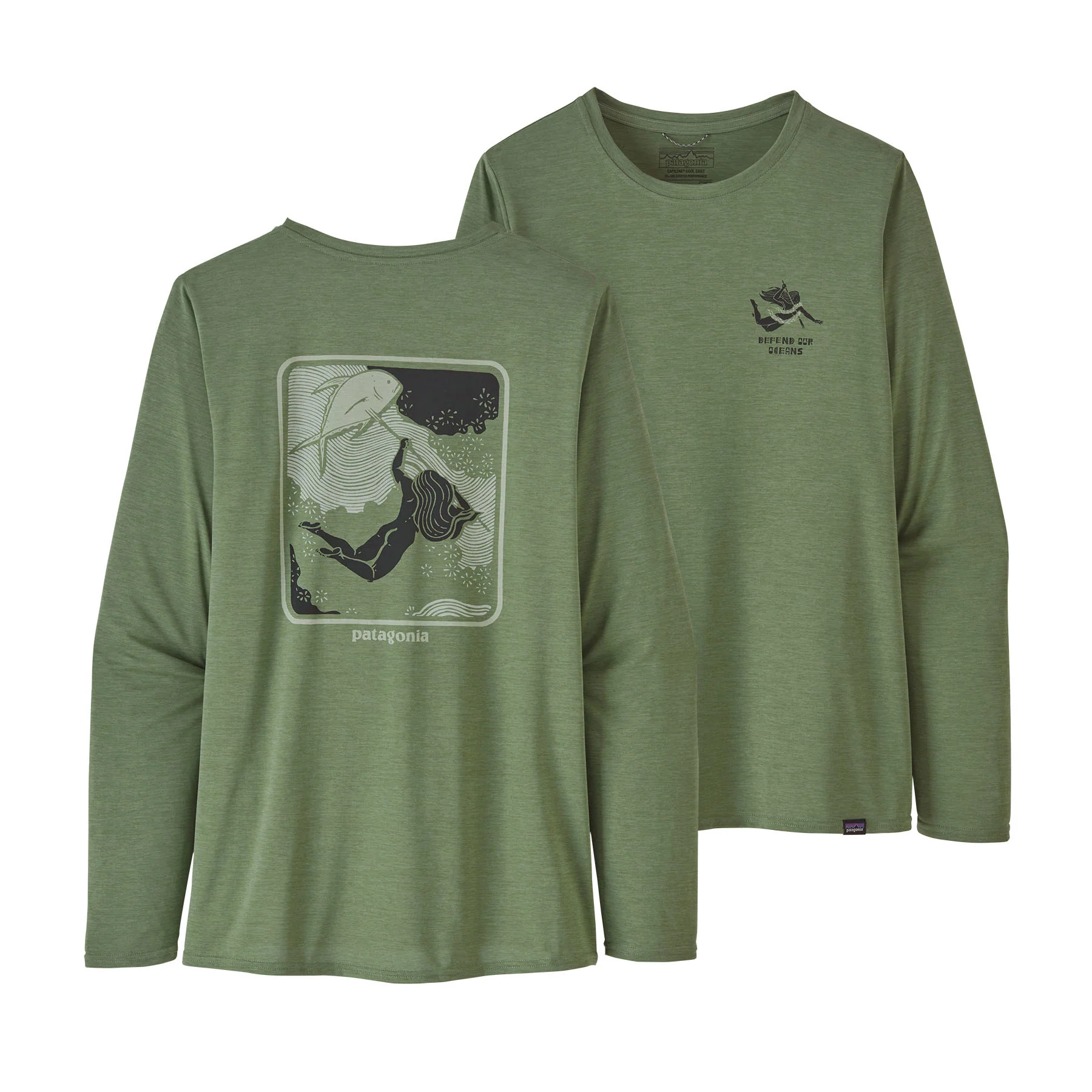 Women's Long-Sleeved Capilene® Cool Daily Graphic Shirt